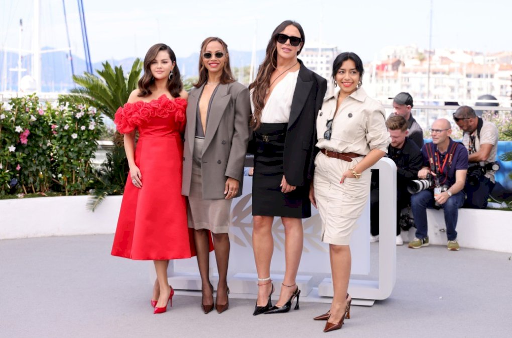 cannes-2024:-elenco-de-‘emilia-perez’,-incluida-selena-gomez,-comparte-premio-a-mejor actriz